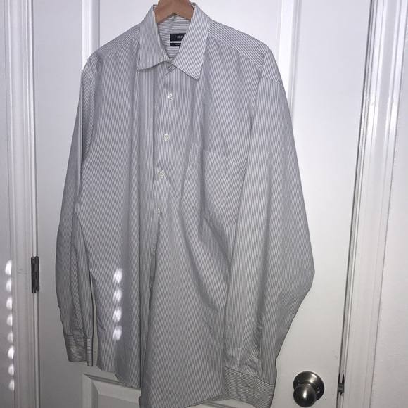 ALFANI Men’s TALL BUTTON DOWN Shirt 16 1/2 33-37 -Large - Picture 3 of 7